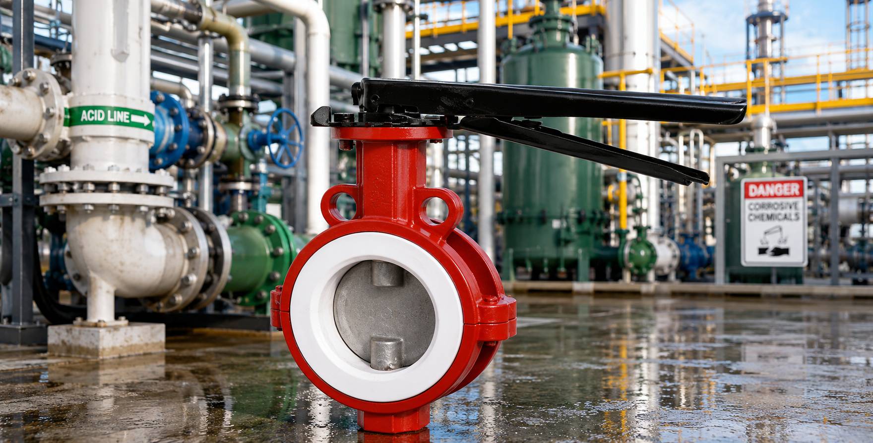Lined Butterfly Valve