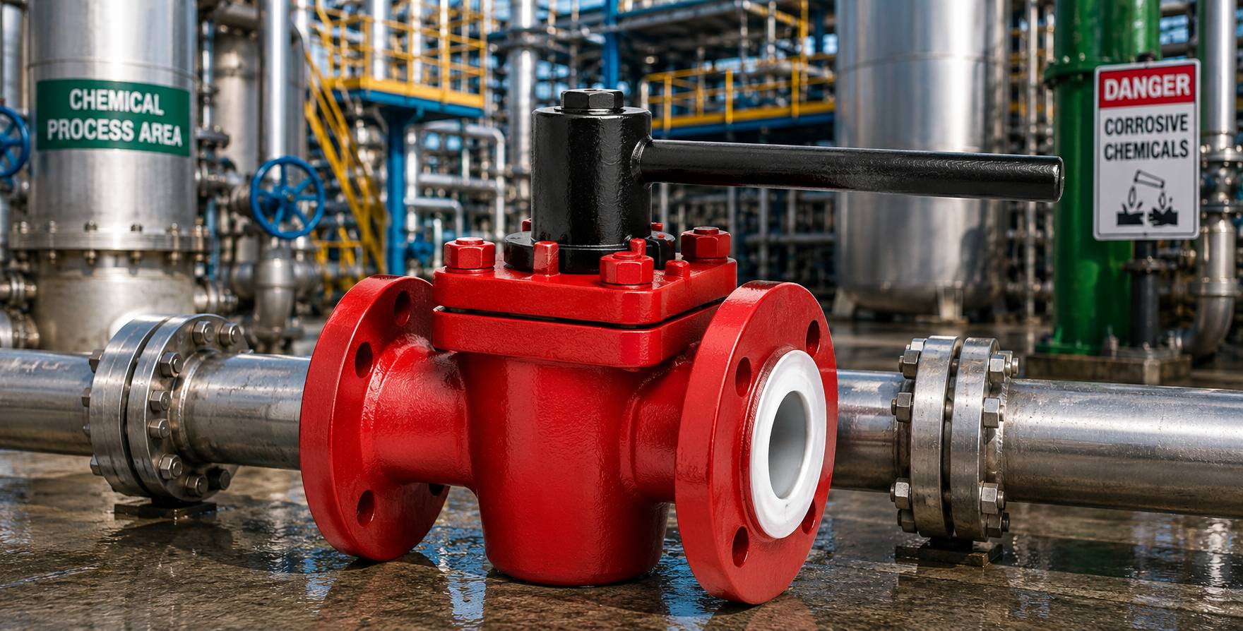 Lined Plug Valve