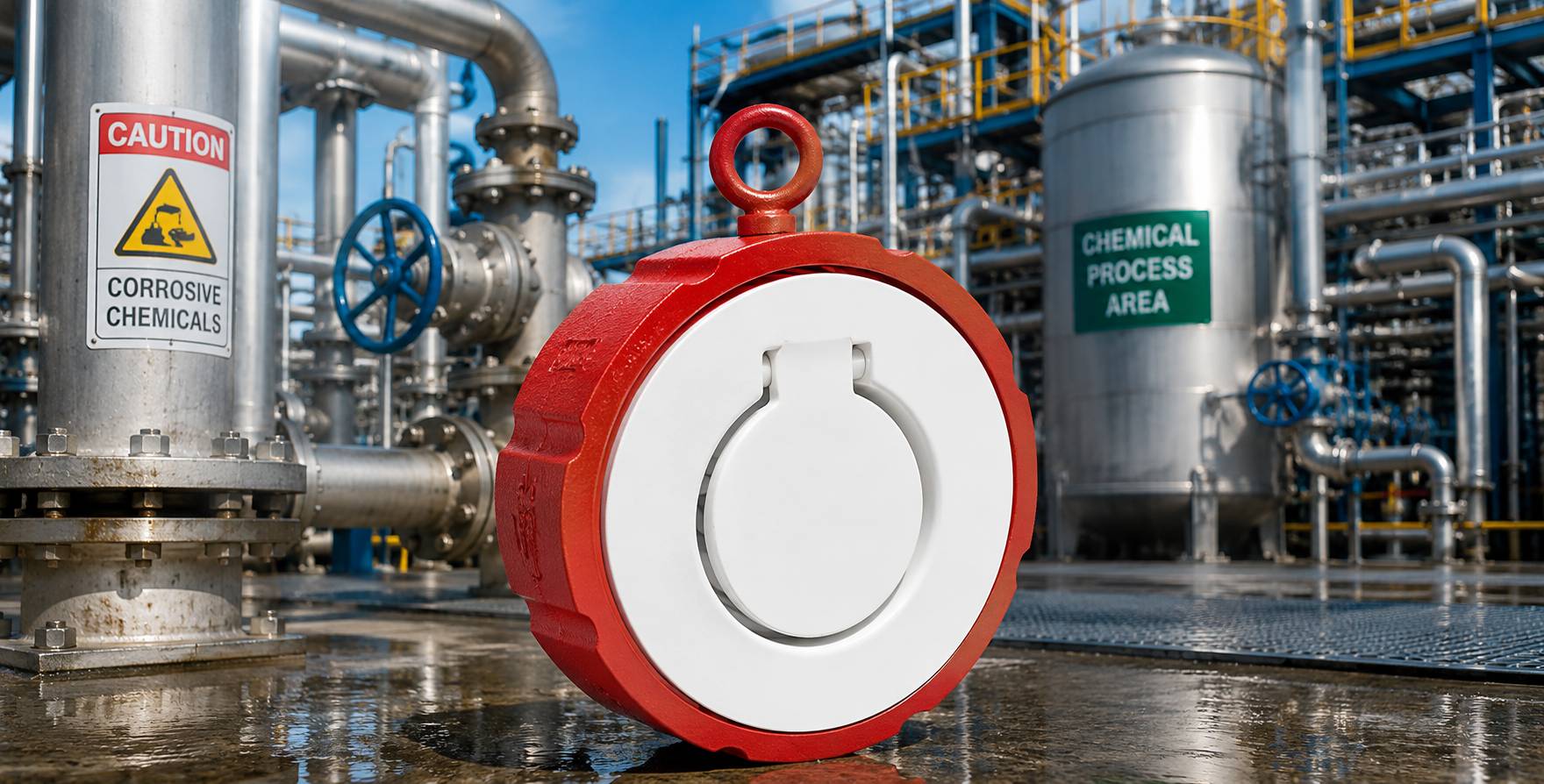 Lined Wafer Check Valve